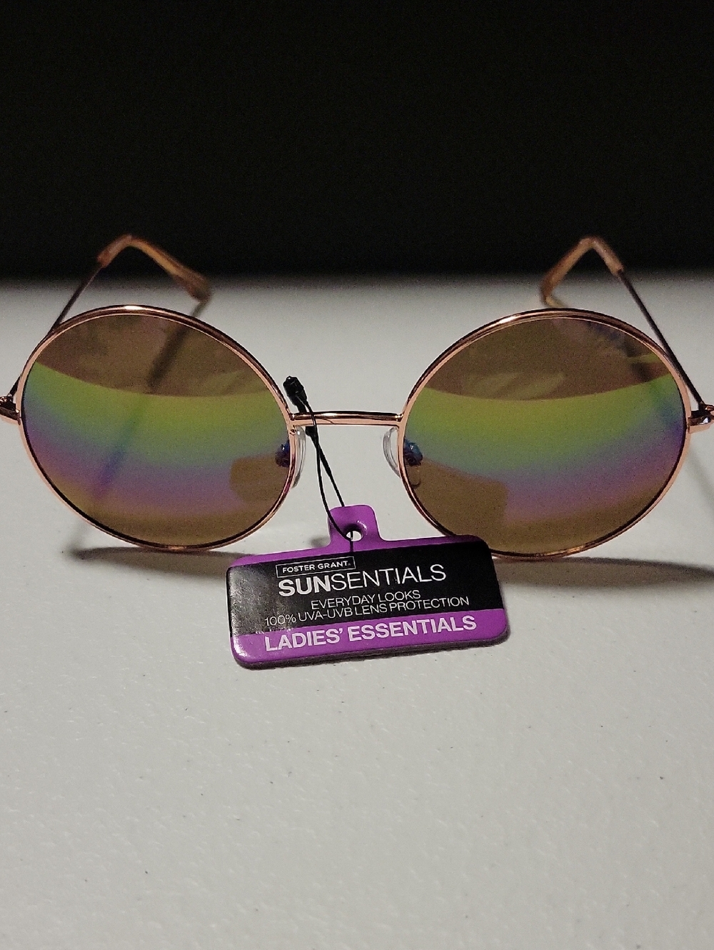 Round Hippie Glasses -  60's Style Hipster Circle Sunglasses